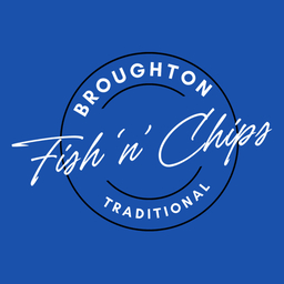 Broughton Fish and Chips Milton Keynes logo.